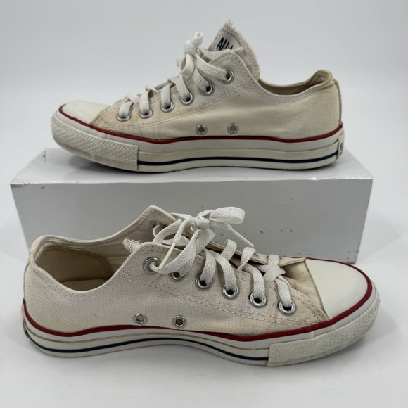 Converse Chuck Taylor All Star Low Men 5 Women 7 Optic White Canvas‎ Sneaker - Picture 3 of 12